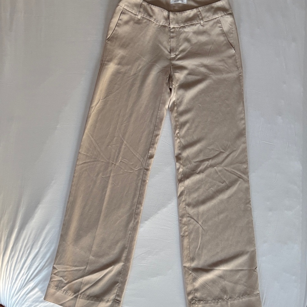 Anine Bing Light Tan Trousers